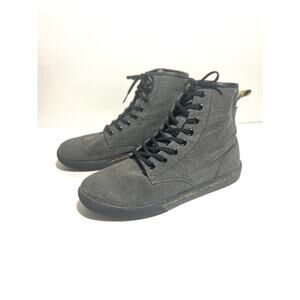 Dr. Martens Sheridan Gray Canvas Casual Lace Up Boots Shoes Size US 9 W 41